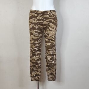 NWOT Nili Lotan Camo French Military Jogger Pants Size 4